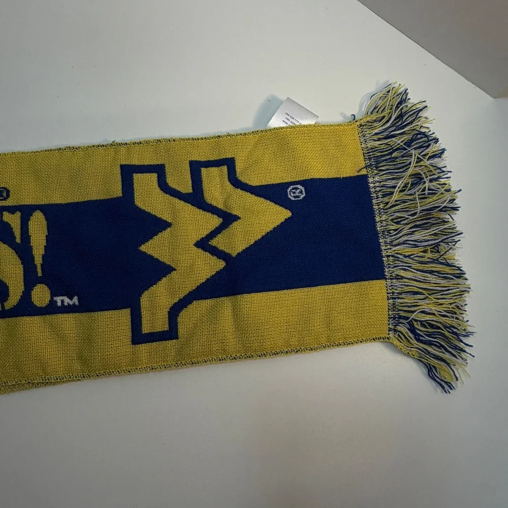 West Virginia University Mountaineers Knit Scarf 